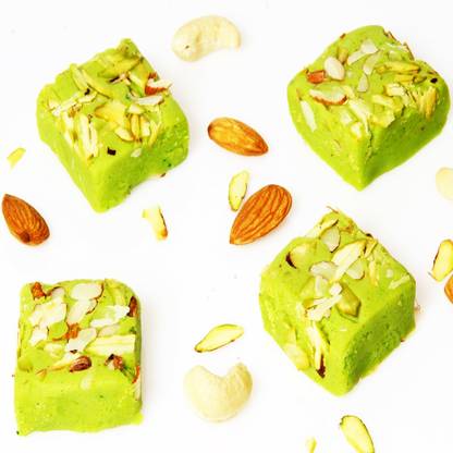 Ghasitaram Gifts Pista mawa barfi Box