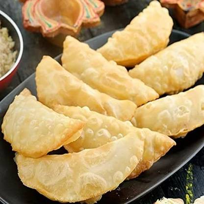 Lazy Shoppy Sweet Touch Gifts Rakhi Gifts for Brothers Rakhi Sweets - Desi Ghee Gujiya Pouch