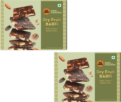 GO DESi Dry Fruit Barfi Box