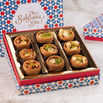 The Baklava Box Assorted Oshe Bulbul Kunafas Festive Gift Box