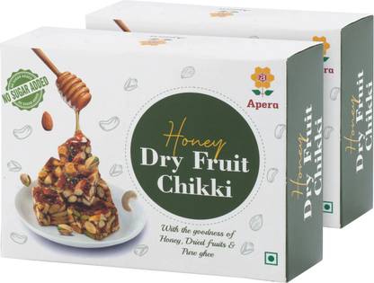 APERA Honey Dry Fruits Chikki (Sugar Free) (Honey, Kaju, Badam, Pista, Khajur, Pure Gee) Box