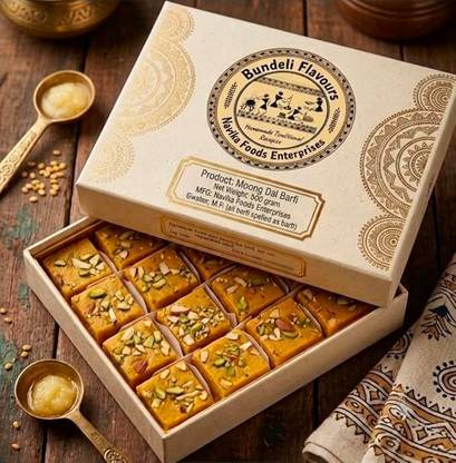 Bundeli Flavours Moong Dal Barfi