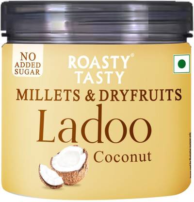 Roasty Tasty Millets & Dryfruits Ladoo Coconut 200g Plastic Bottle