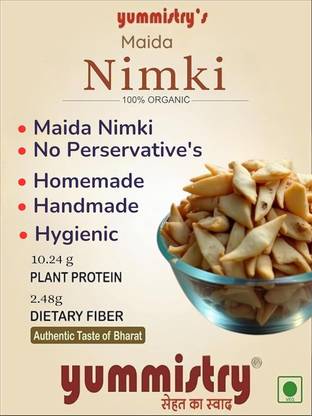 Yummistry Maida Nimki | Crispy & Crunchy Namak Para Snack Pouch