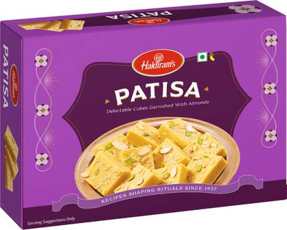 Haldiram's Dryfruit Patisa Pack | Crispy Soan Delight with Dry Fruits | Premium Mithai Gift Box