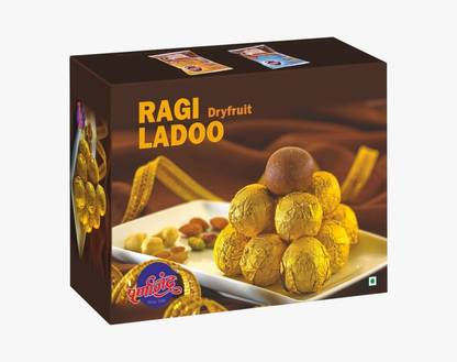 Purnanand Ragi Dryfruit Ladoo 100 % organic No added suger Na added artificial flavours Box