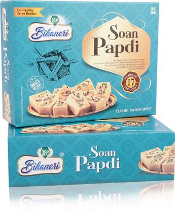 yfp bikaneri Soan Papdi 200g (Pack of 2) | Traditional Indian Sweet Box
