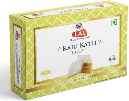 Lal Kaju Katli Box