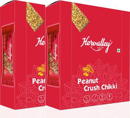 Hervalley Peanut Cruch Chikk 40 Pieces of 35g Each (Two Box) Box