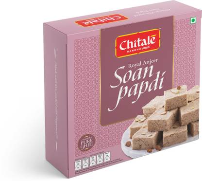 Chitale Bandhu Mithaiwale Royal Anjeer Soan Papdi Box