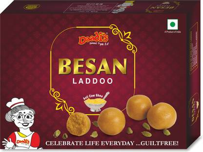Daadi's Besan Laddoo Ghee 400g Tray