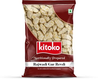 Kitoko Rajwadi Revadi | Crunchy Rewari | Til Candy | Sesame Sweet | Til Rewadi Pouch Pouch