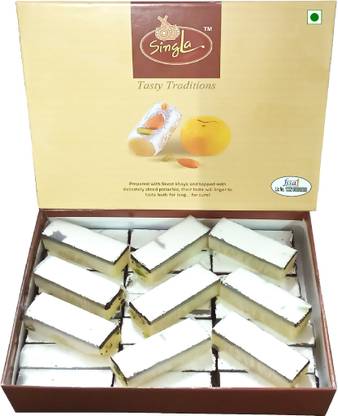 Singla Sweets Chocolate Burfi ( Rectangle Shape) Box