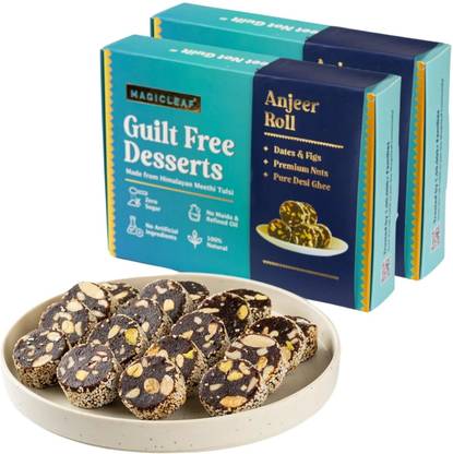 Magic Leaf Anjeer Roll, Sugar Free Dessert, Freshly Made Natural Sweetened with Stevia Box
