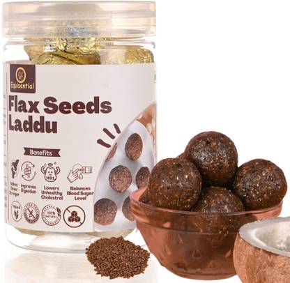 equisential Flax Seeds Laddu | Strengthen the Bones | Rich in Dietery Fiber & Omega-3 | Box