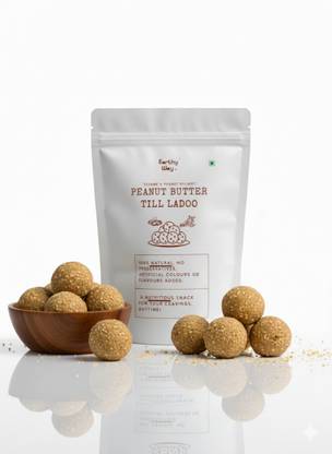 earthy way Peanut Butter Til Ladoo – 100% Natural | Protein-Rich | Vegan & Gluten‑Free Pouch