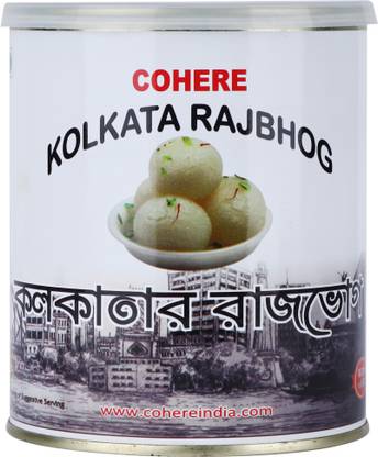 Cohere Kolkata Rajbhog 1 Kg, Authentic Bengali Sweet Tin