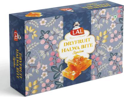 Lal Dry Fruit Halwa Bites(400) Box
