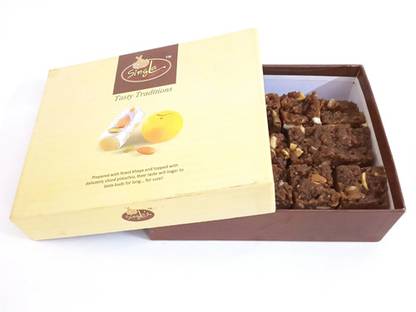 singla's Dodha Burfi Sweets 400gms Box