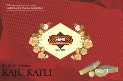 BMB Sweets & Namkeen Kaju Katli Box