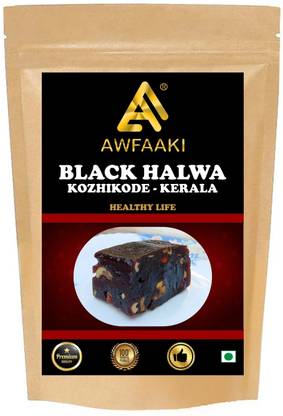 AWFAAKI Kozhikode Black Halwa | Special Kerala Halwa 1 Kg Pouch