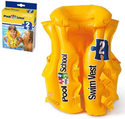 INTEX Swimming Life Jacket Belt For Age 3-6 Years Swim Floatation Belt