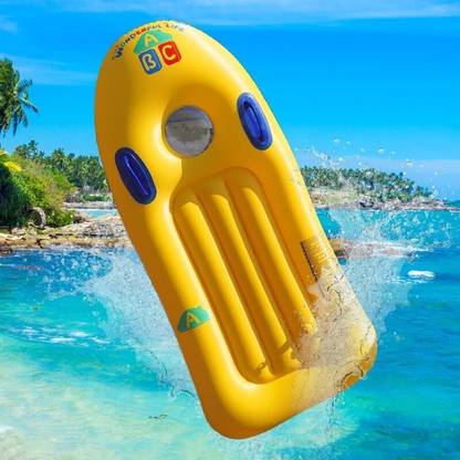 SUICUNE Inflatable Body Boards with Handles for Water Slides, Surfing Board for Slip Slide, Swimming Pool Floating Water Boards Learn to Swim, Summer Water Fun Toy for Kids and Toddlers Swim Floatation Belt