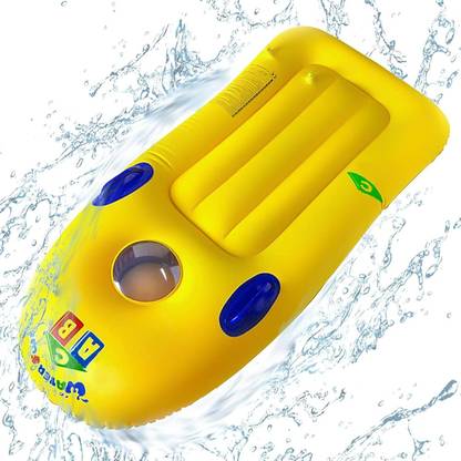 SUICUNE Premium Inflatable Pool Floats, Boogie Board for Beach, Nylon Fabric Swimming Boogie Boards for Pool, Beach, or Water Slide, Fun Pool and Beach Toys for Kids Swim Floatation Belt