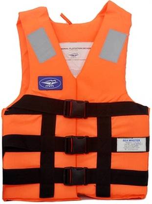 mm techno plast llp Life Jacket for Swimming Drifting Boating,User Weight Upto 140 kg, Buoyancy 150N Swim Floatation Belt