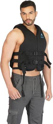 ArrowMax Swimming Life Jacket For Adults Free Size With Zipper Premium Swim Floatation Belt
