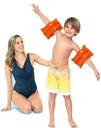 THE MORNING PLAY Swimming Inflatable Arm Bands Floats Swim Wings Swim Float Band for 6-12Year Swim Floatation Belt
