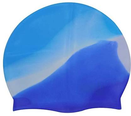 DreamPalace India Swimming Caps Non-Slip Long Hair Silicone Swimming Caps for Men & Women Swimming Cap