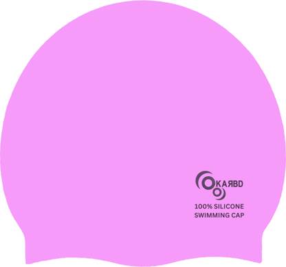 KARBD Silicone Swimming Cap Unisex Universal Size Soft Swimming Pool Head Cap Swimming Cap