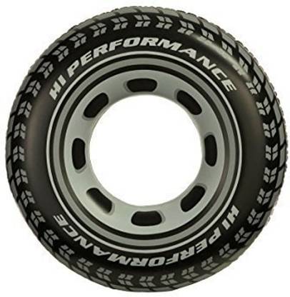 CHEFERYN 80 cm Inflatable Tire Tubes Floats for Pool Swimming Cap