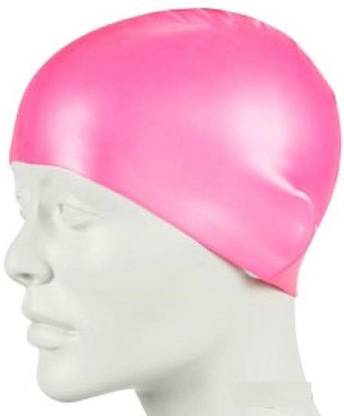 HouseOfCommon Unisex-Kids & Adults Adjustable Plain Flat Silicone Swimming Cap Swimming Cap