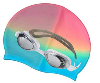 Ratnaram SWIMMING GOGGLE, SWIMMING CAP COMBO KIT SET Swimming Cap