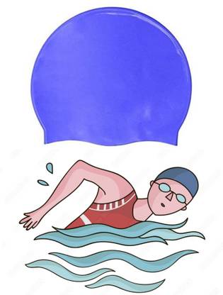 Swiming Caps blu Swimming Cap