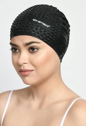 SHIFTER SWIMMING CAP FOR LONG HAIR WOMEN MEN FREE SIZE 100% SILICONE ANYI SLIP MATERIAL Swimming Cap