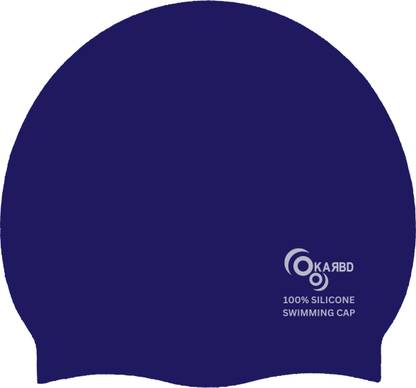 KARBD Silicone Swimming Cap Unisex Universal Size Soft Swimming Pool Head Cap Swimming Cap