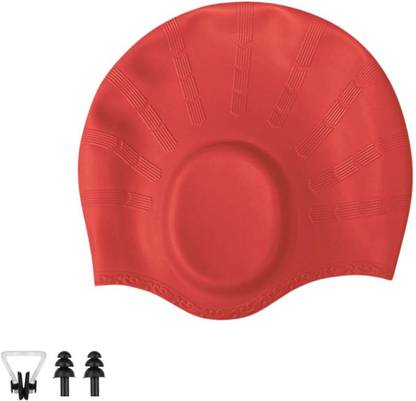 SHIFTER Swimmming Cap For Men Women Ant slip Ear Cover Extra Large Size Swimming Cap