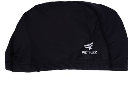 Fettlez Adult PU-Swimming Cap for Men Swimming Cap
