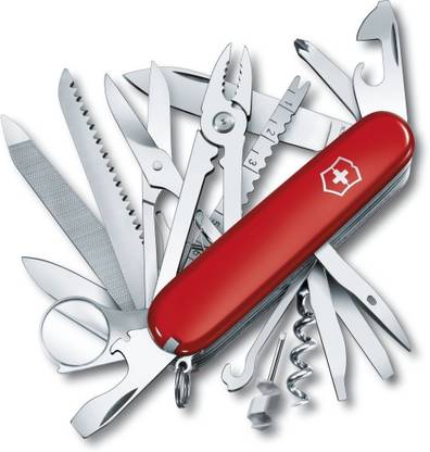 विक्टोरिनोक्स Swiss Champ Red 15 स्विस कार्ड