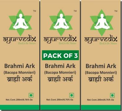 ayurvedix Brahmi Ark- Beneficial for Improving Memory, Alzheimer, Insomnia Natural