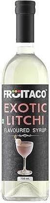fruitaco Litchi Syrup: Perfect Mixer For Enhancing Mocktails & Cocktails, Drinks, 750