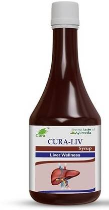 Cura CURALIV SYRUP Liver Tonic For Fatty liver, Support Hepatic System400ml ALOEVERA