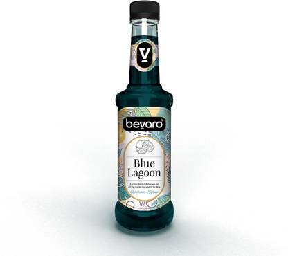 Bevaro Blue Lagoon Syrup, Refreshing Gourmet Syrup for Mocktails & Mixers Blue Lagoon