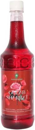 Flavour Mosaic Gulab Sharbat | Instant Summer Sharbat | Healthy Drink Premix | Rose Syrup