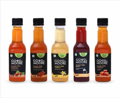 good+moore Combo of 5 Sugar free Coffee Syrups