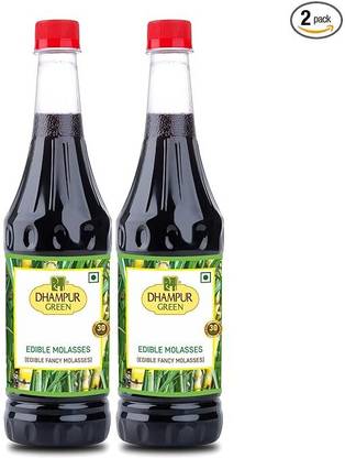 DHAMPUR GREEN Sugarcane Molasses For Baking Cookies, Cakes, Muffins, Pastries, Toppings Molasses
