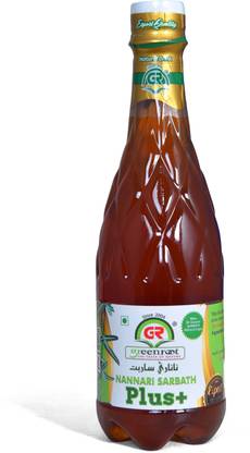 Green Root Nannari Sarbath Plus Nannari Syrup Nannari